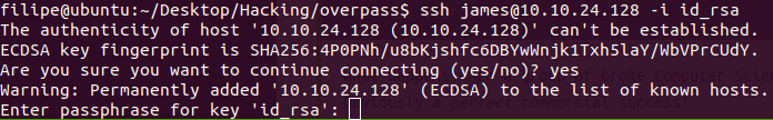 SSH Login Try